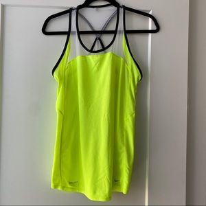 Nike Dri-Fit Bright Yellow Tank Top